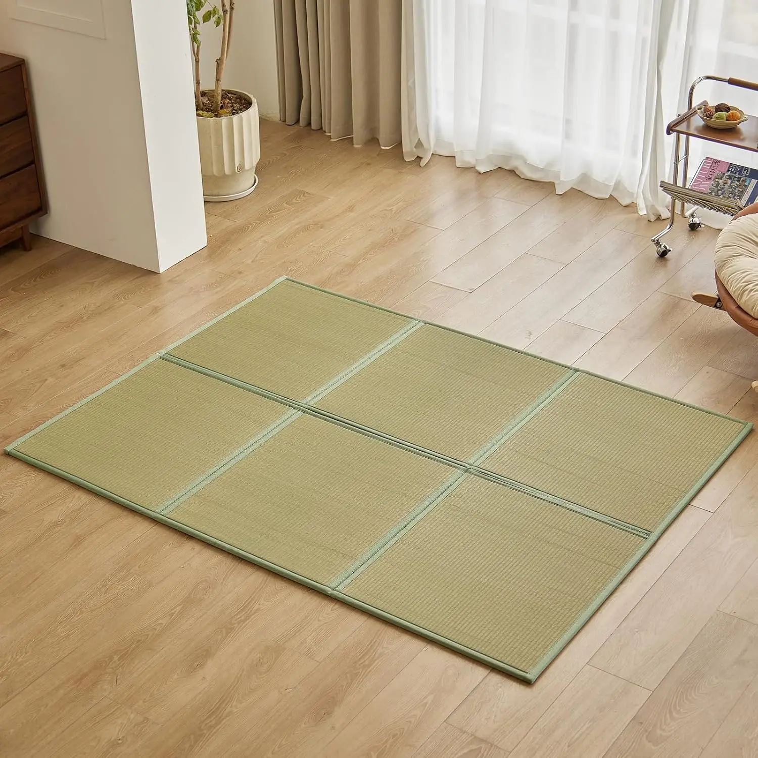 Tatami Mat Rush - BestsellerNatural Rush Grass Floor Tatami Mat,Queen,