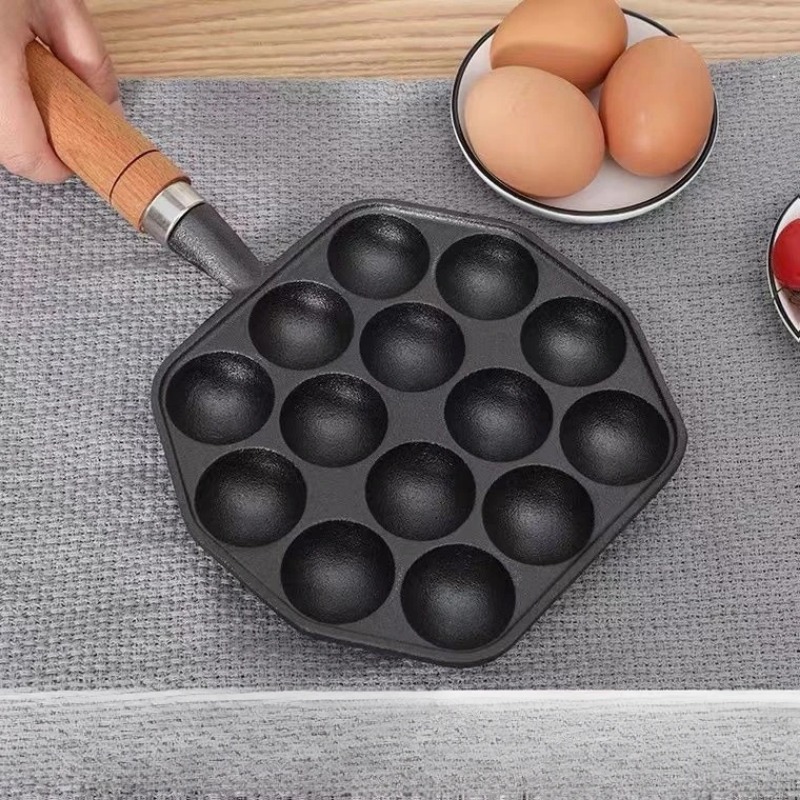 Baking Takoyaki Pan 14 Holes G - đánh giá và giá Cast Iron Tetsubin