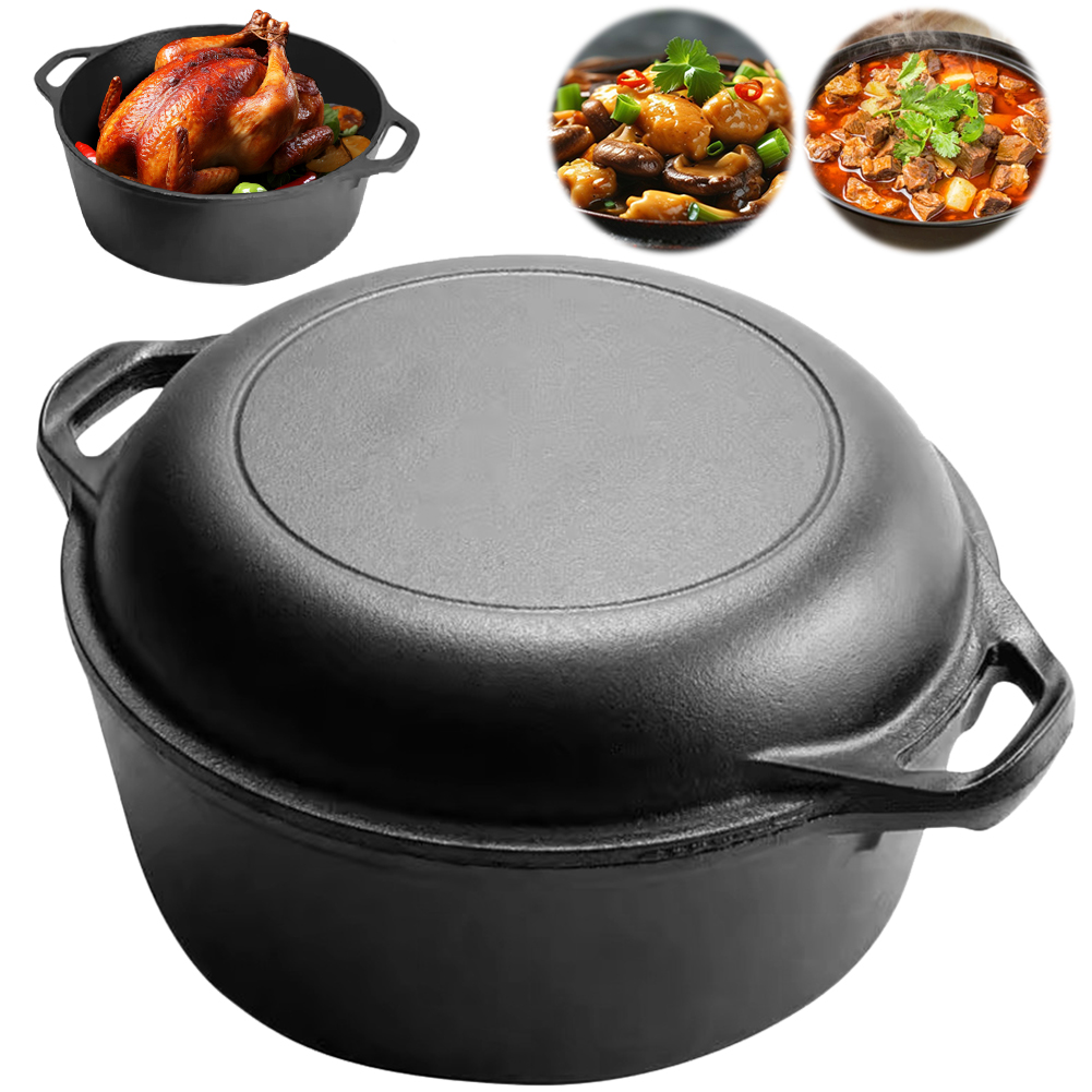 2 in 1 Cast Iron Dutch Oven Po - đánh giá và giá Cast Iron Tetsubin