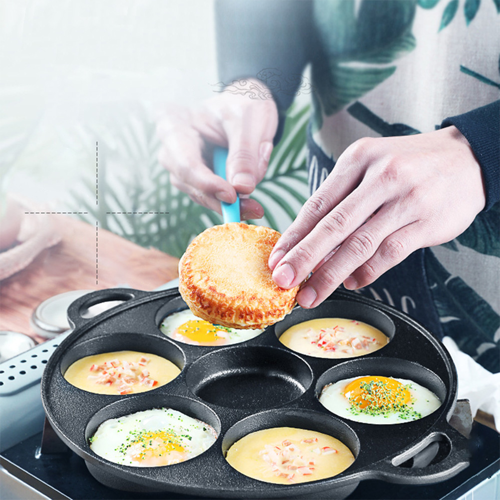 7 Hole Frying Pot Cast Iron No - đánh giá và giá Cast Iron Tetsubin